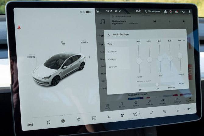 tesla audio