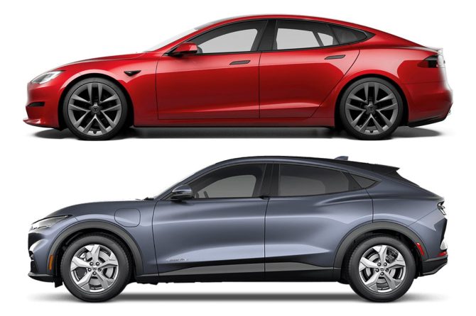 tesla model s mach e