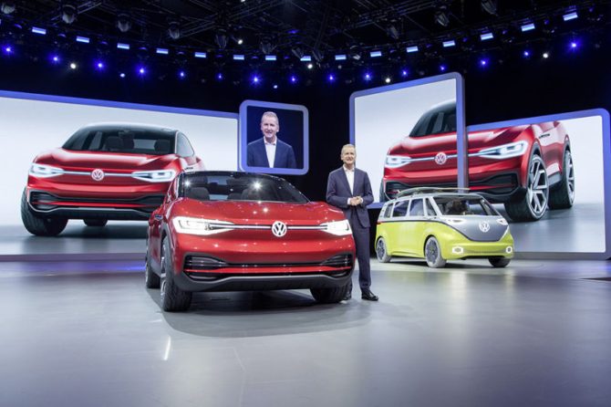 Volkswagen Pressekonferenz IAA 2017