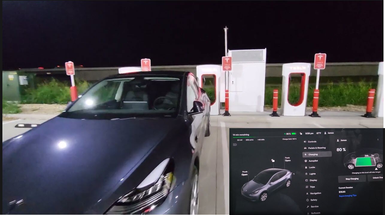 How long to charge online model y supercharger