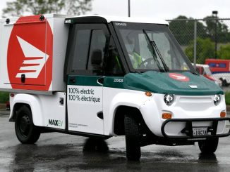canada post electric van