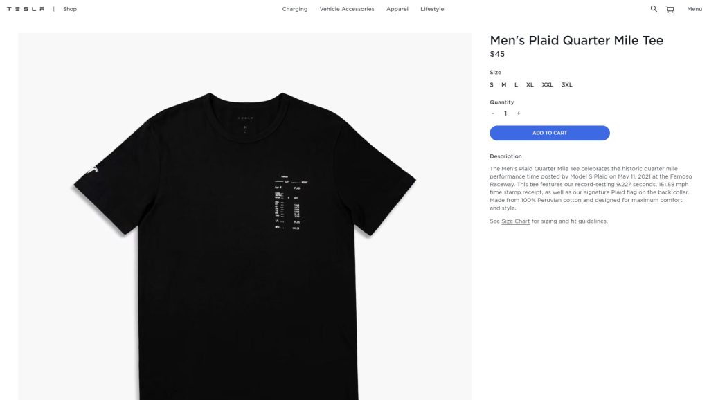 tesla shop tee