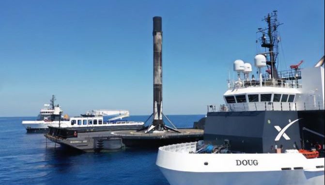 SpaceX maritime fleet
