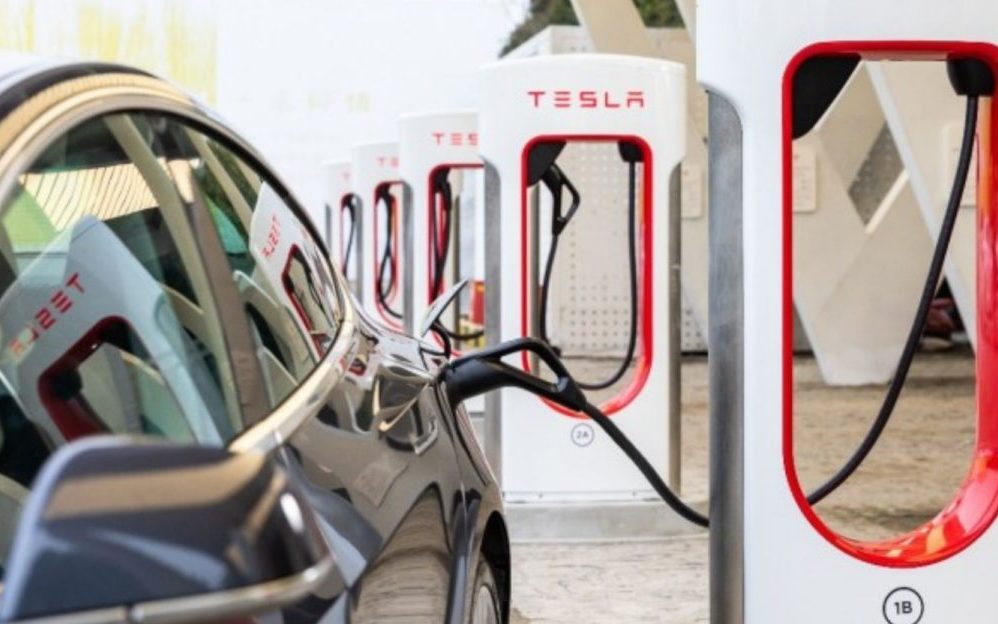 Tesla Supercharger in China, courtesy of Tesla