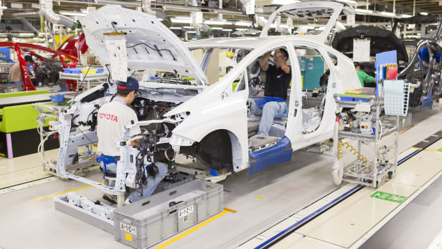 Toyota factory in Kaikan, Japan Courtesy of Toyota