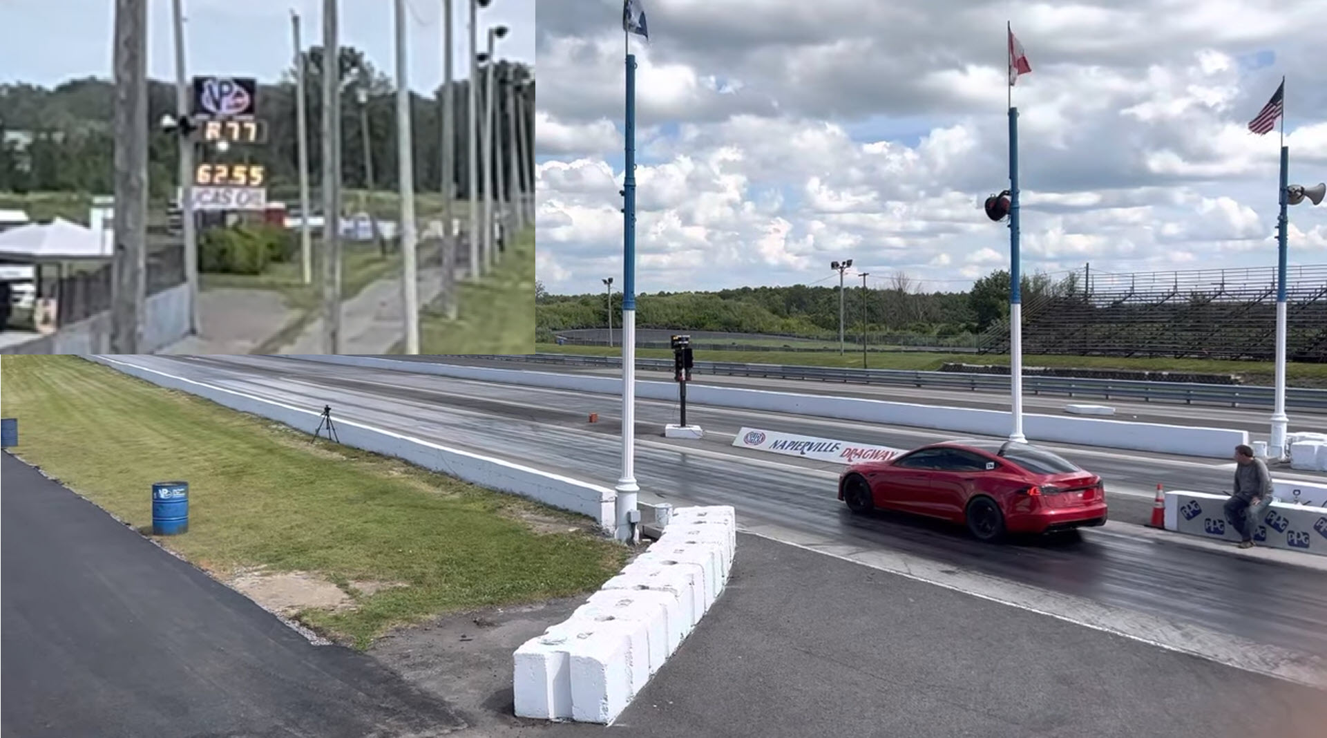 Tesla Model S Plaid Breaks Quarter Mile Record Again Seconds At