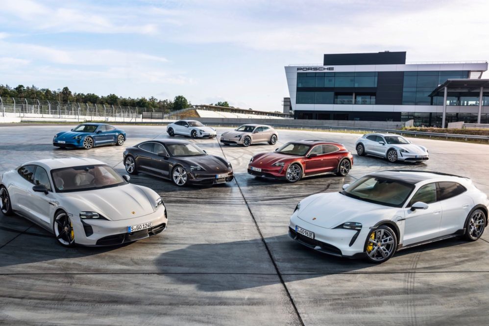 porsche taycans