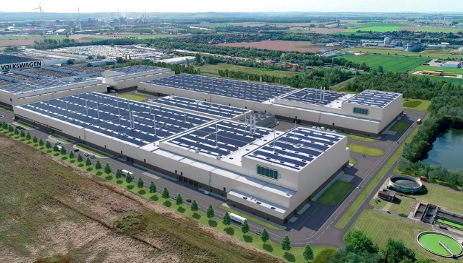 proposed volkswagen battery plant in Salzgitter