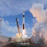 SpaceX Falcon 9 liftoff