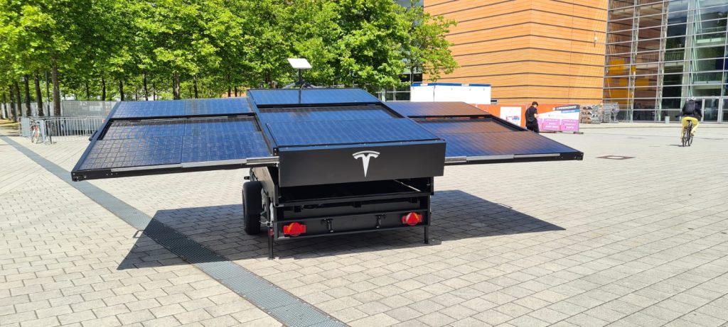 tesla solar range extender