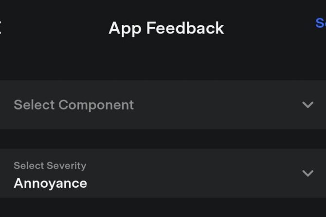 app feedback