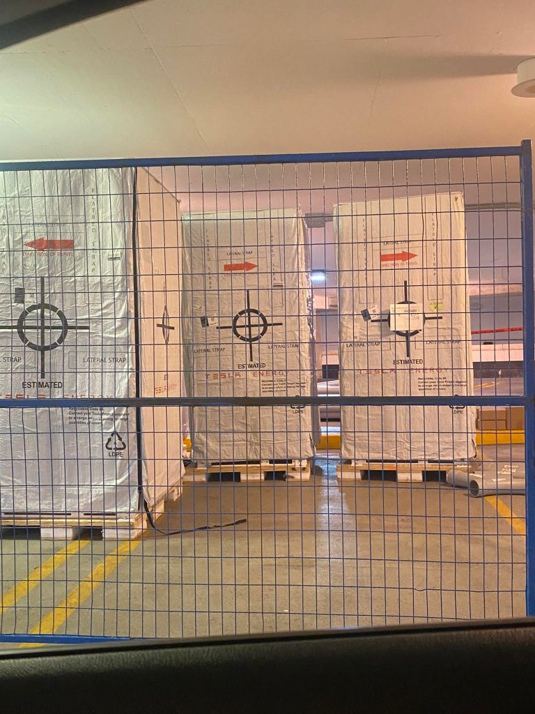 Tesla Supercharger under construction in Toronto [Ontario] Drive Tesla