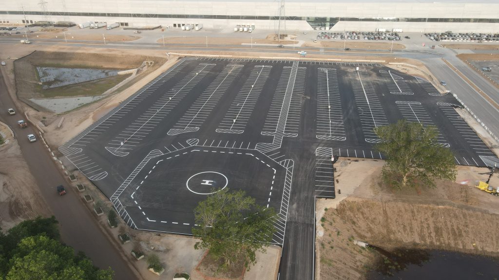 helipad giga texas