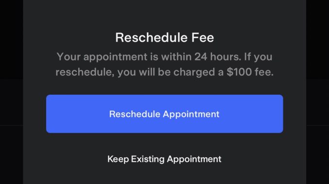 service fee