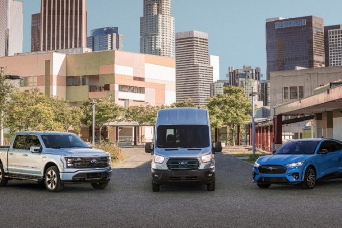 Ford EVs courtesy of Ford