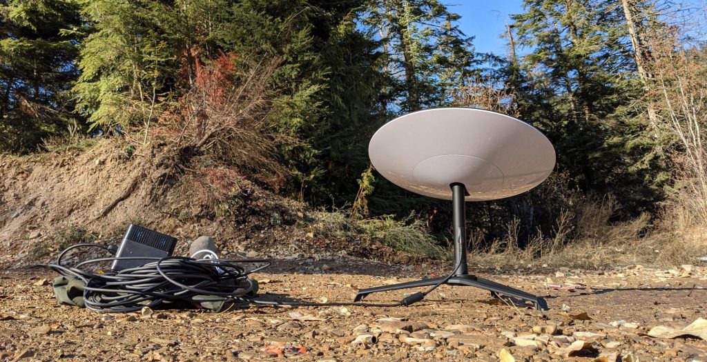 Starlink dish couretsy of REDDIT UWANDERING-CODER