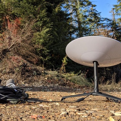 Starlink dish couretsy of REDDIT UWANDERING-CODER