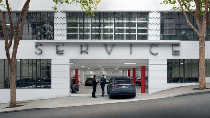 Tesla service center