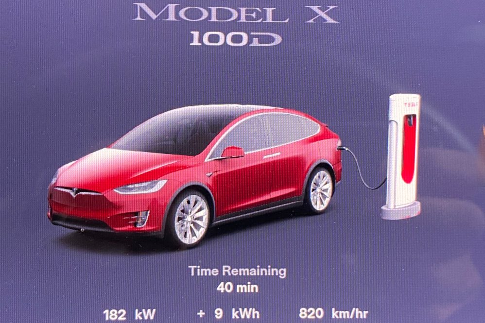 model x charging speed