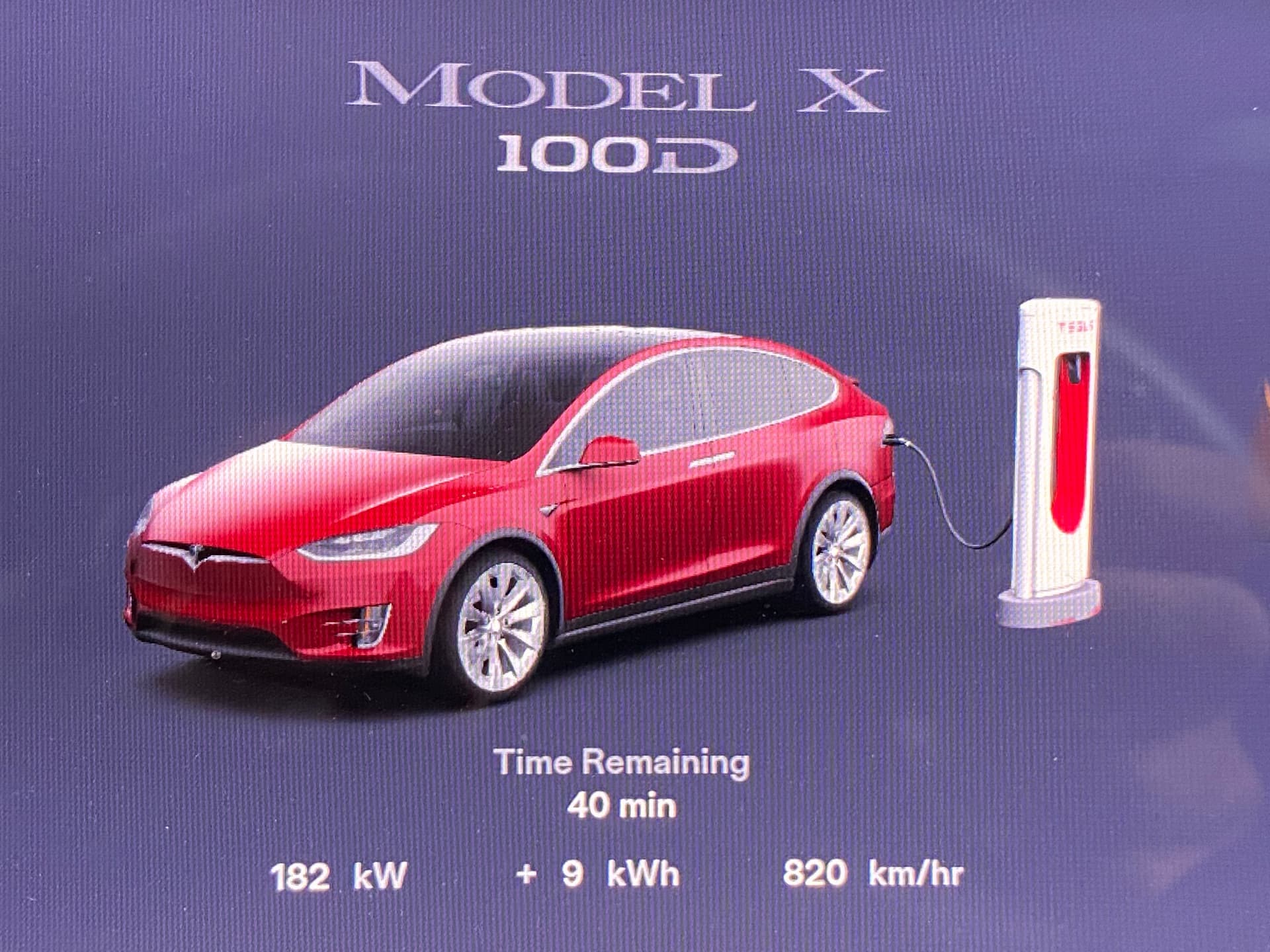 model x charging speed