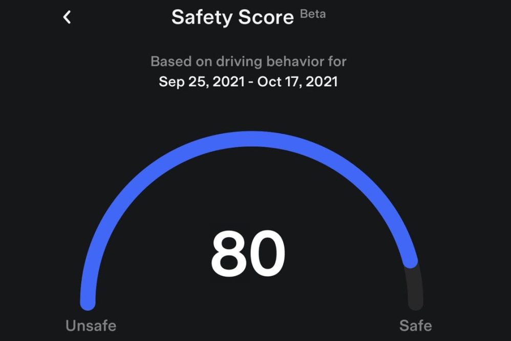 safety score 80