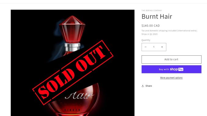 burnt hair sold out