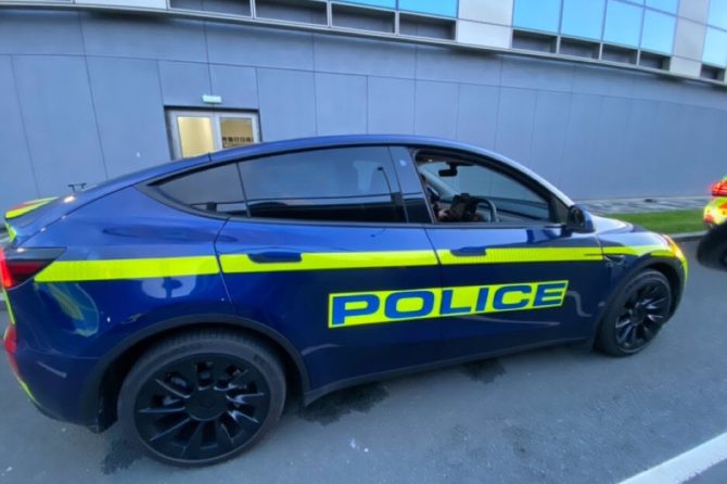 meyerside police tesla