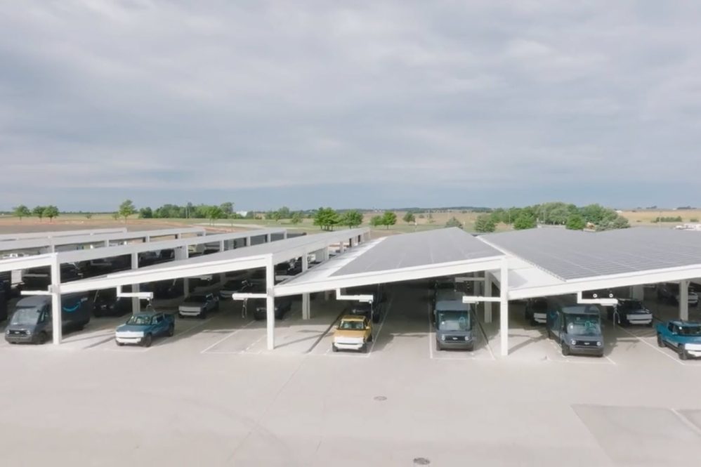 rivian solar yard