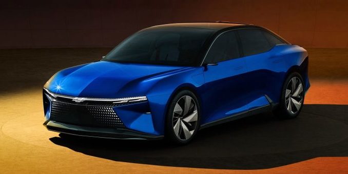 2022-Chevrolet-FNR-XE-Concept-sedan-China courtesy of GM