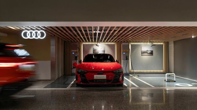 Audi charging station in China courtesy of Audi