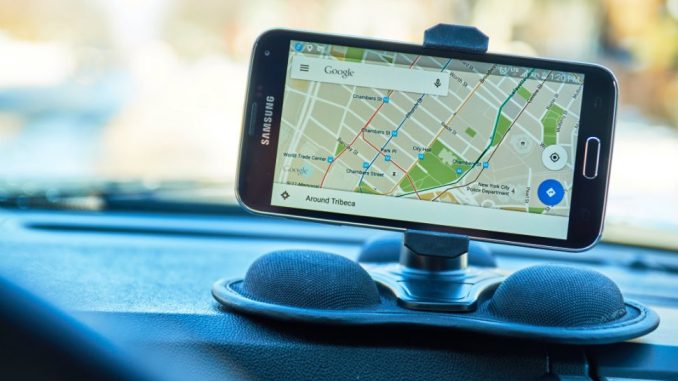 Google-Maps-in-car