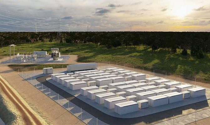 Tesla Megapack Project courtesy of CS Energy