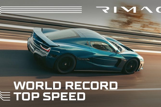 rimac top speed record