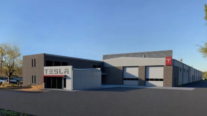 tesla facility courtesy of city of southfield