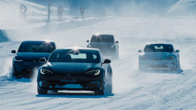 Tesla New Zealand Winter Testing