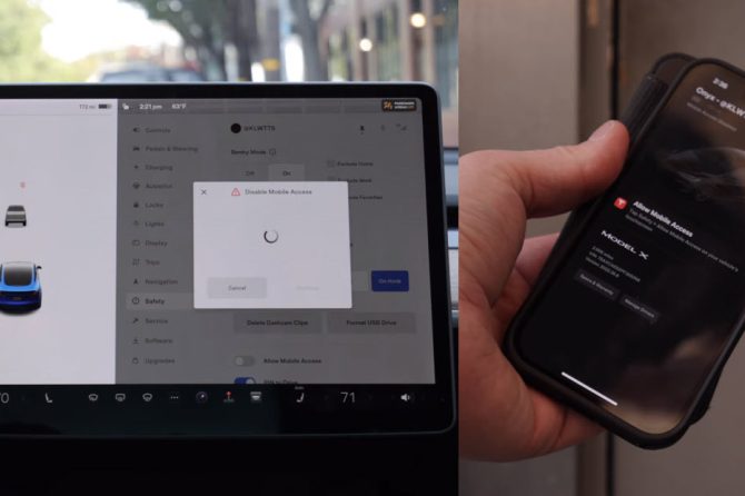remove mobile access