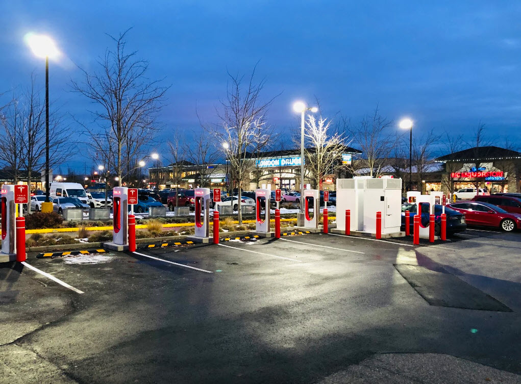 Second Tesla Supercharger In Richmond Now Open British Columbia   Richmond Supercharger 