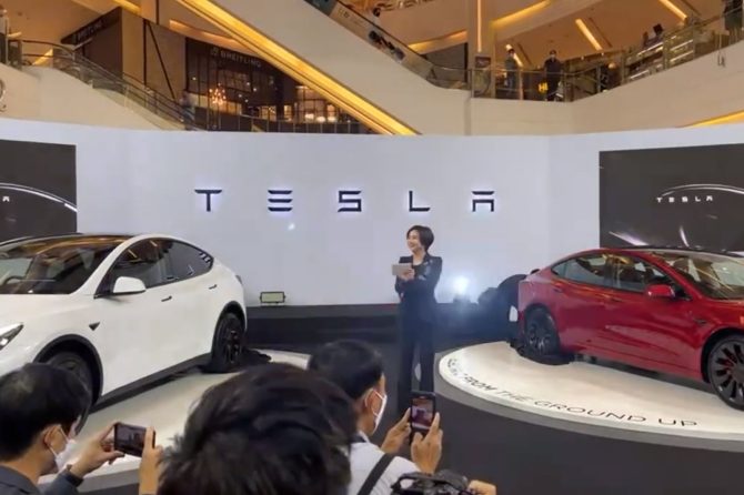 tesla thailand
