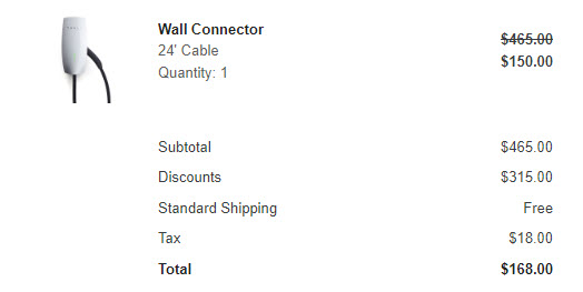 wall connector discount