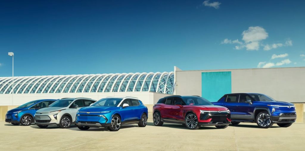 gm ev lineup
