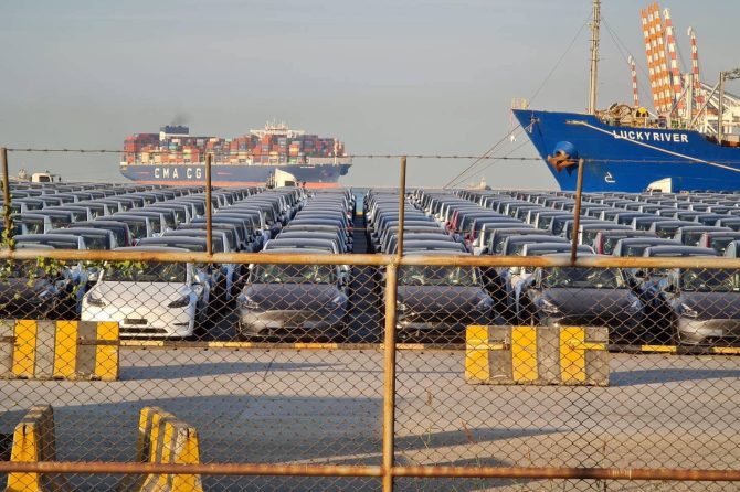 Tesla cars arriving in Thailand