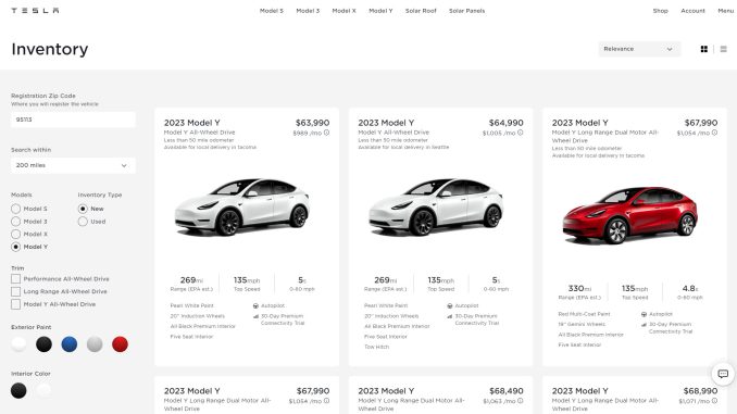 Tesla adds over 50 Model Y AWD SUVs with 4680 cells to existing ...