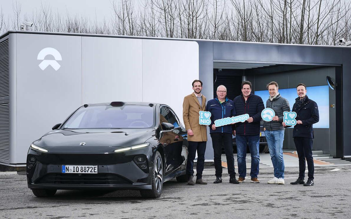 NIO drivers complete 10,000 battery swaps in Europe Drive Tesla