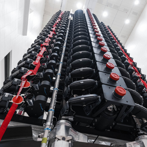 SpaceX Starlink V2 Mini satellites