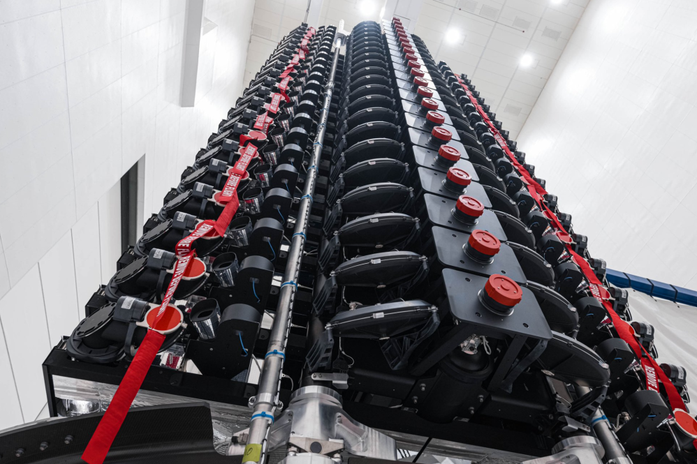 SpaceX Starlink V2 Mini satellites