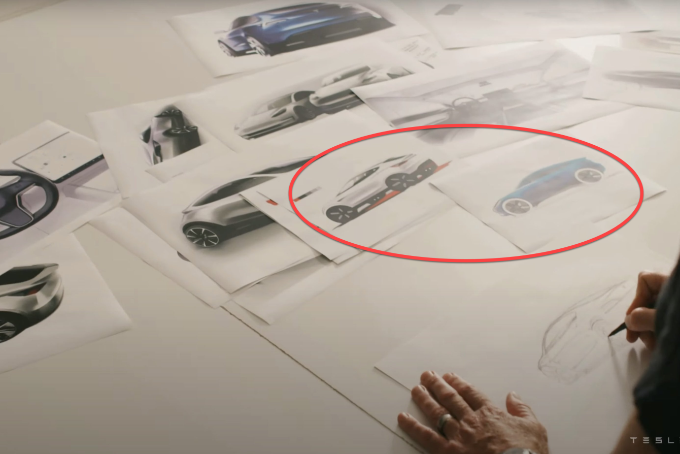 Tesla Design Process Did Tesla reveal the design of its Model Next compact car in ...