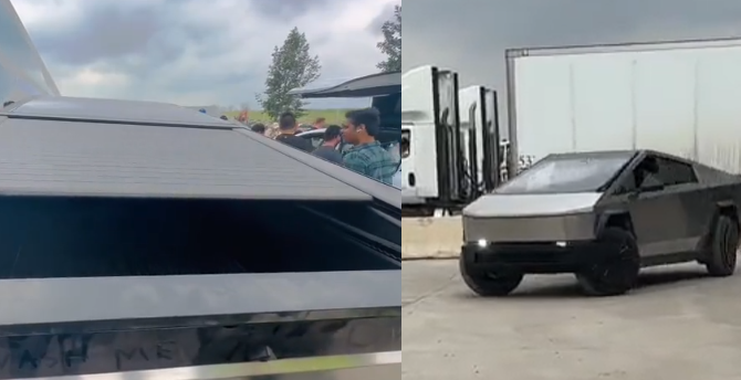 cybertruck tonneau steering