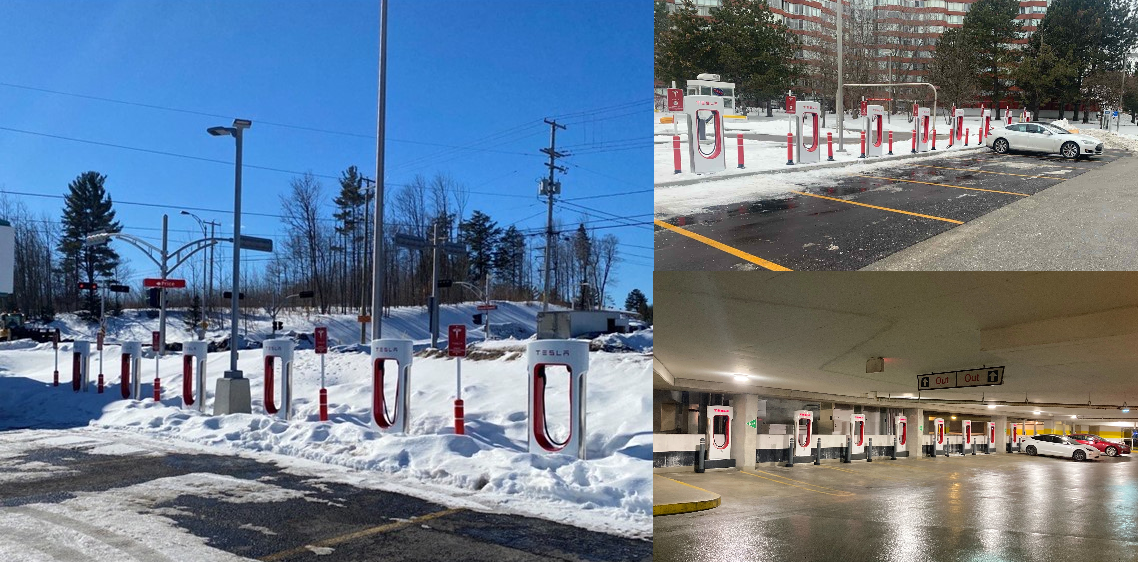 Tesla opens Superchargers in Toronto, Scarborough, and SaintJérôme