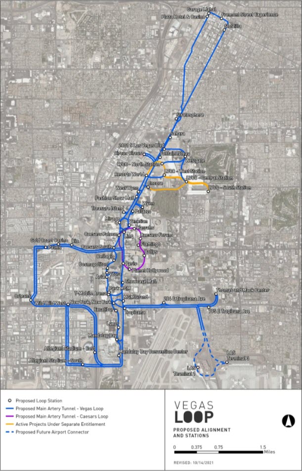 The Boring Company's Las Vegas Loop stations are nearly complete