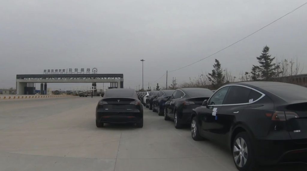 tesla china train
